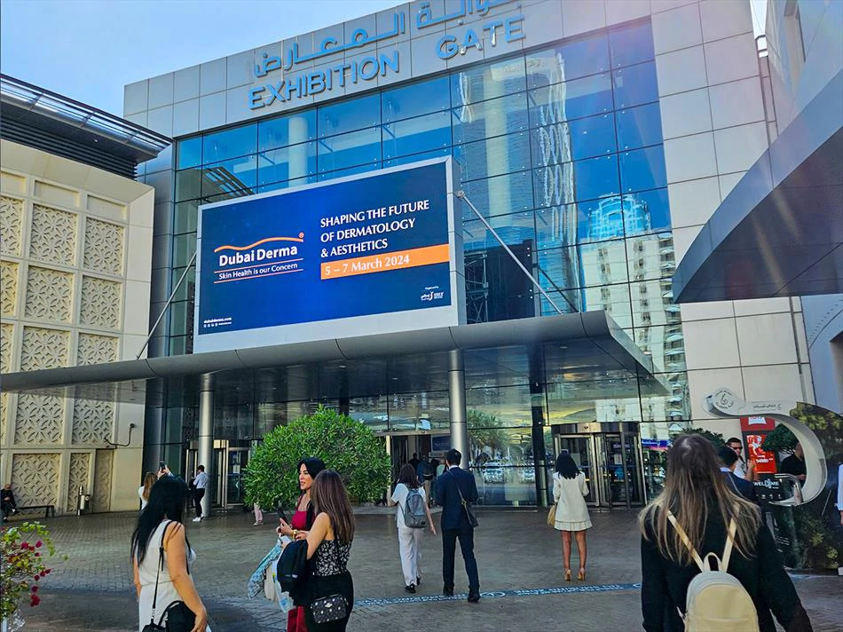 حضور در نمایشگاه دبی درما