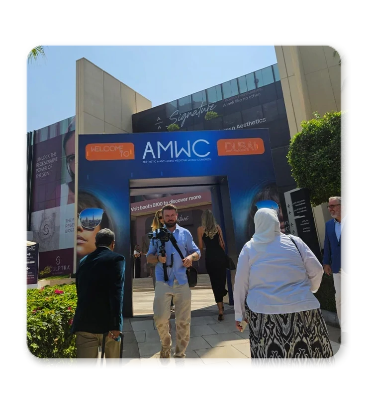 Photo Participation in AMWC 2025 Exhibition in Dubai